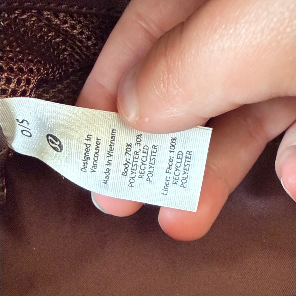 Lululemon Athletica Brown Fleece Makeup Pouch with Gold Accents - Picture 14 of 16